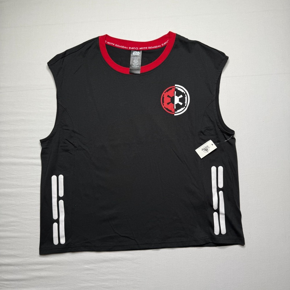 Disney Parks Tank‎ Top Mens XL Black Star Wars Galaxy's Edge Loyal To Empire NEW